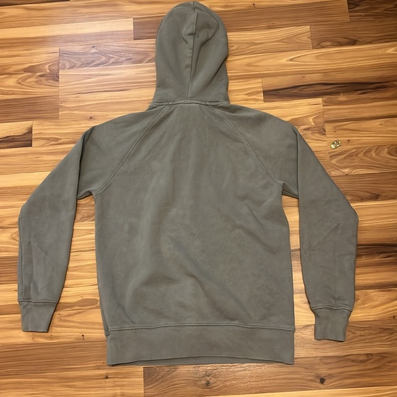 North Face Forest Green Hoodie, Size XS - Picture 2 of 3
